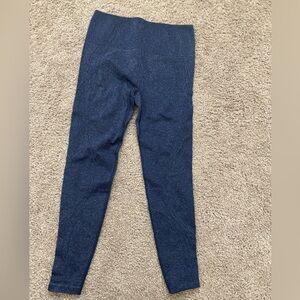 Fabletics Seamless High Waisted Lurex Leggings - Deep Navy Sparkle